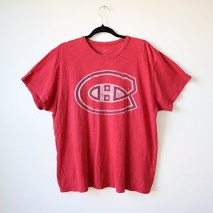 Vintage Canadiens Red T Shirt, 47 Brand , Size L